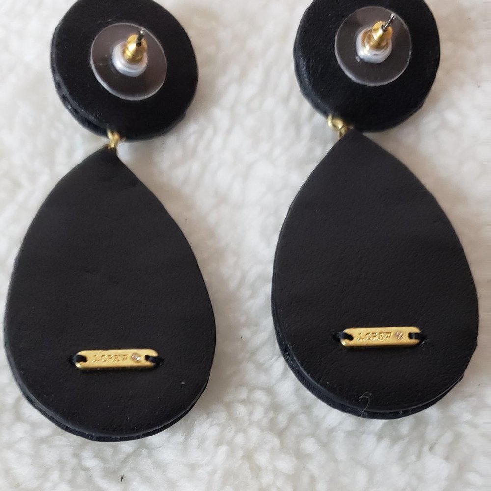 J Crew Colorful Rhinestone Statement Earrings - image 3